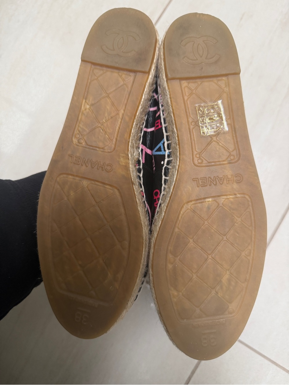 NEW Chanel Cruise Collection Espadrilles size 38 - Picture 15 of 17